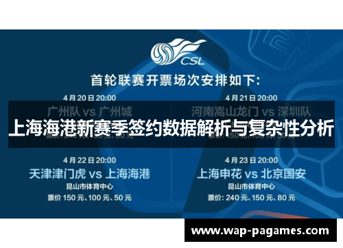 上海海港新赛季签约数据解析与复杂性分析
