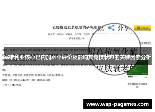 塞维利亚核心巴内加水平评价及影响其竞技状态的关键因素分析
